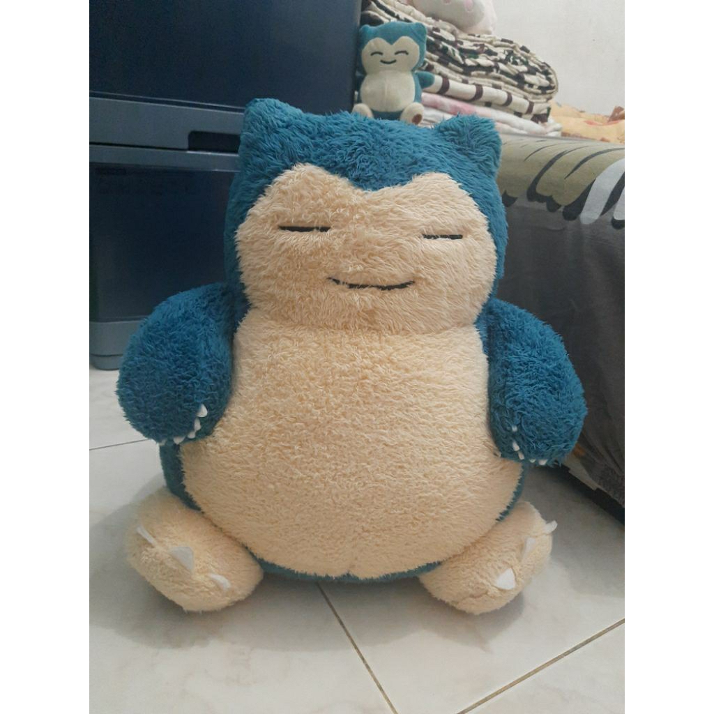 Boneka Snorlax Bulu Pokemon Jumbo