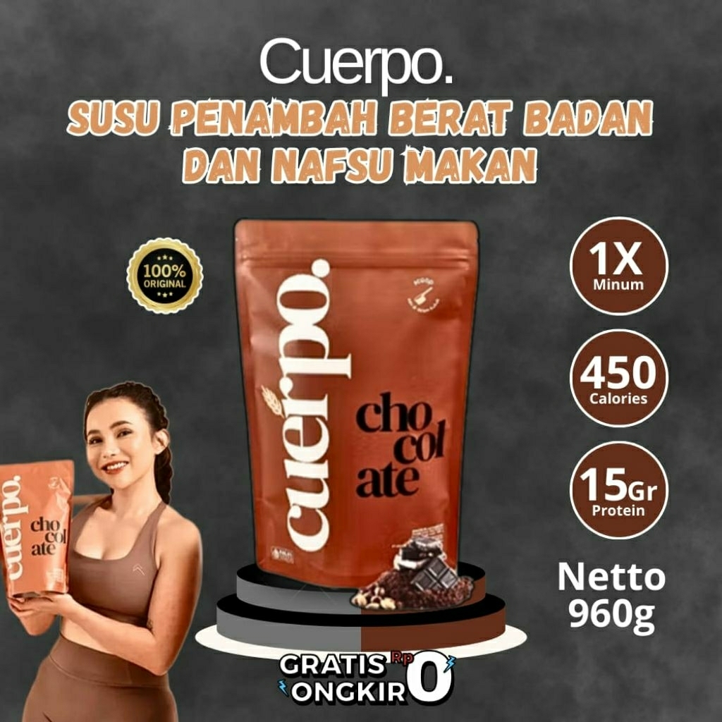 Susu Penggemuk Badan Tinggi Kalori Dan Protein Curpo 960gr Halal