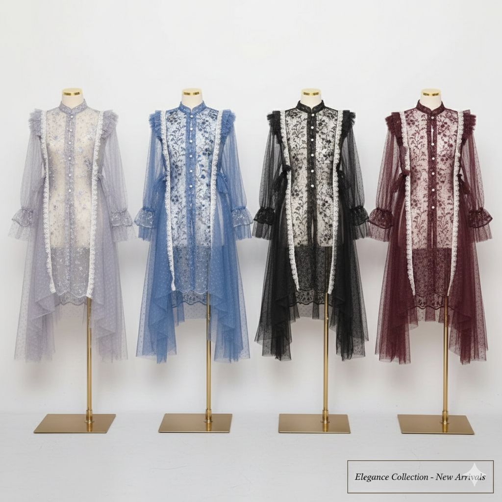 Safa Outer Brokat Lebaran  Kondangan Remaja Wanita  Warna Hitam Burgundy Mahogany Putih Abu abu