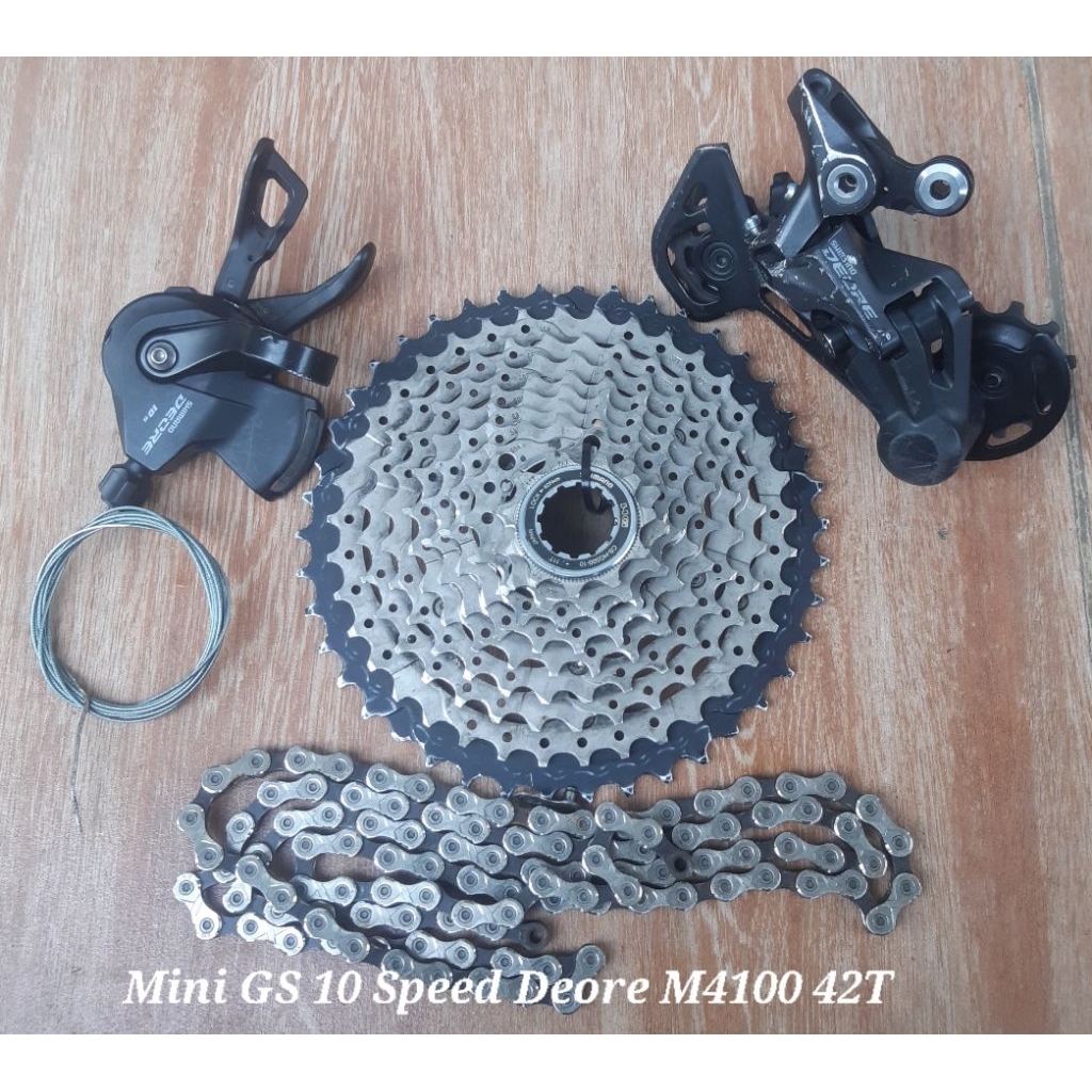 Mini Groupset 10 Speed Deore M4100 42T