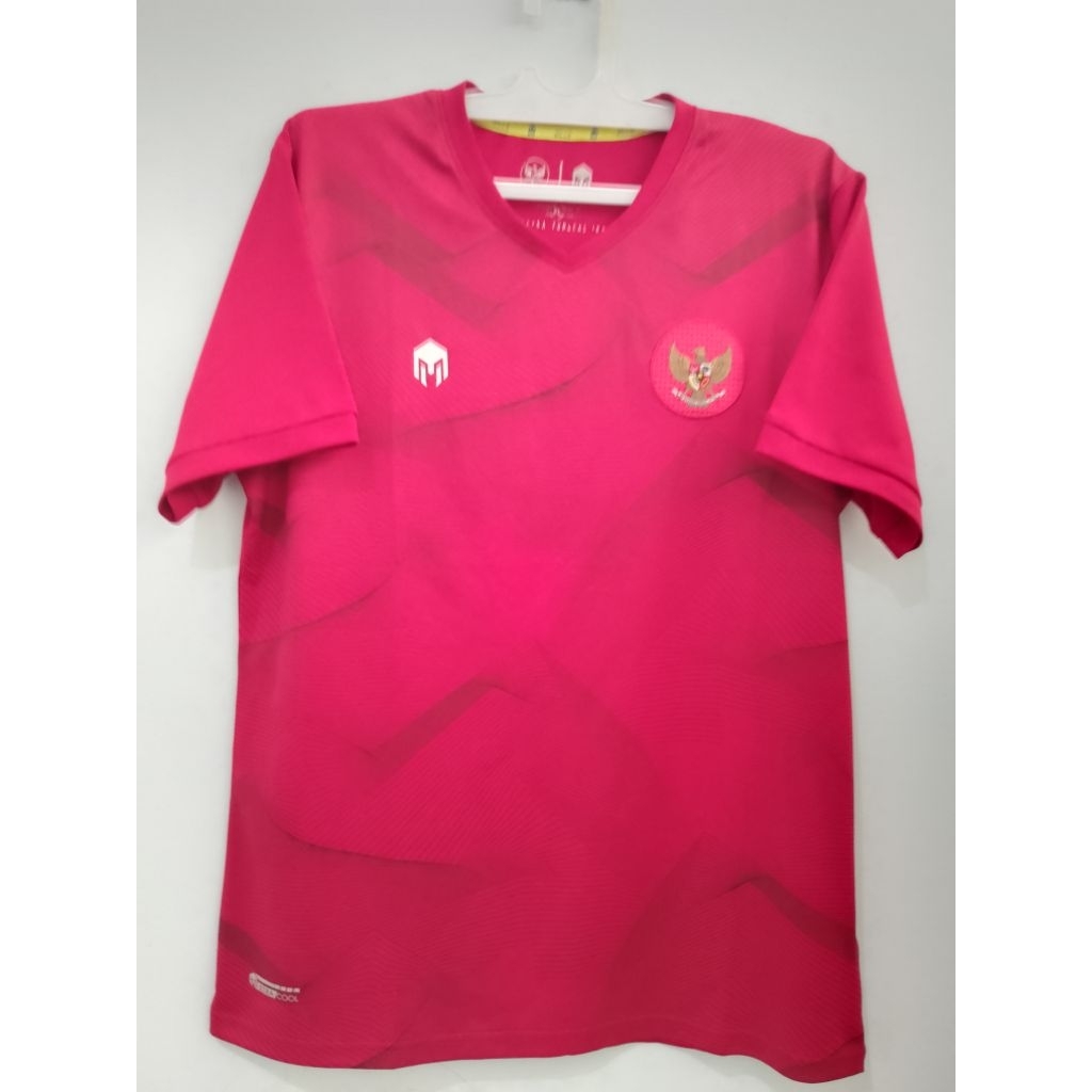 jersey baju bola sport casual timnas indo training mills