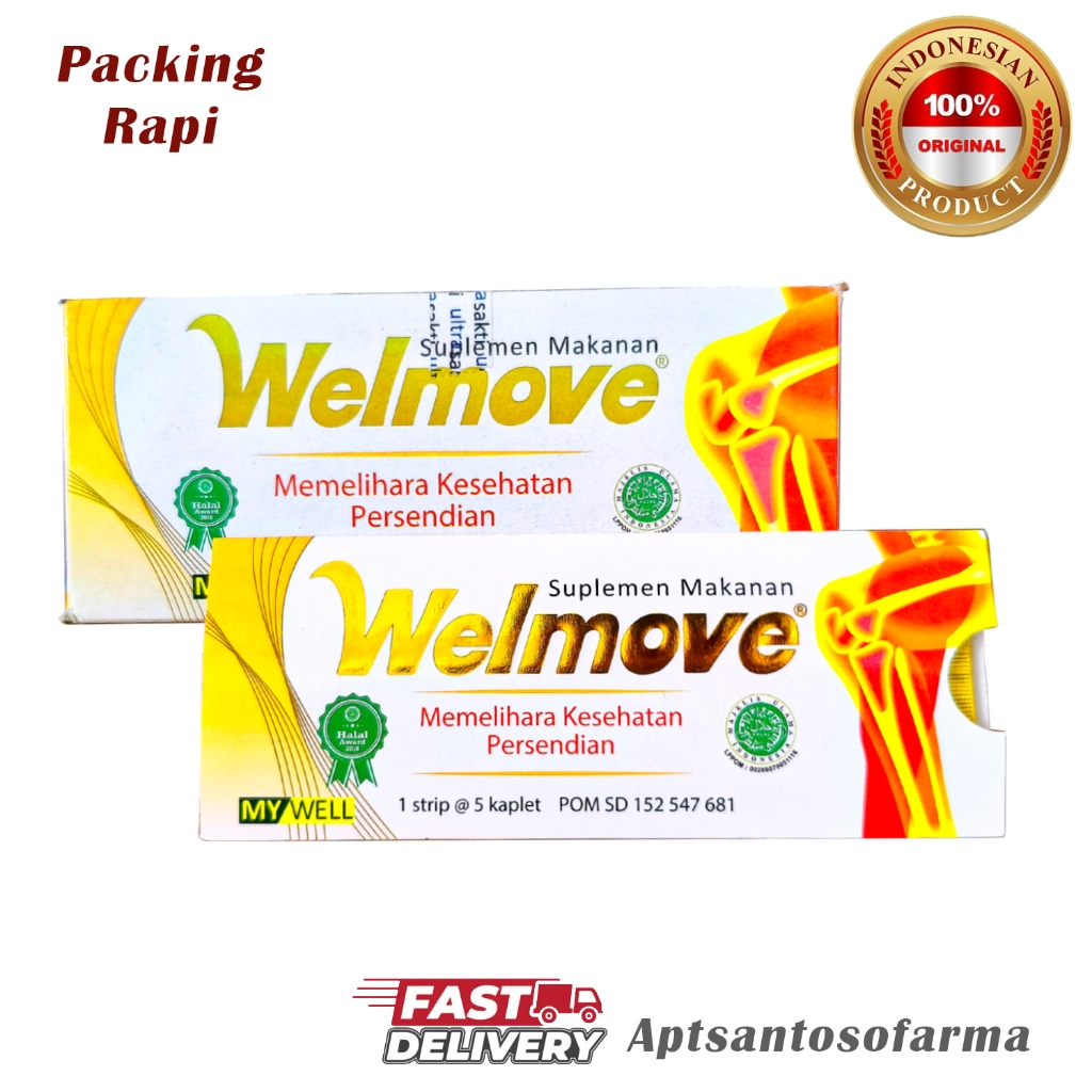 Welmove Suplemen Sendi Strip Original | Nyeri Sendi