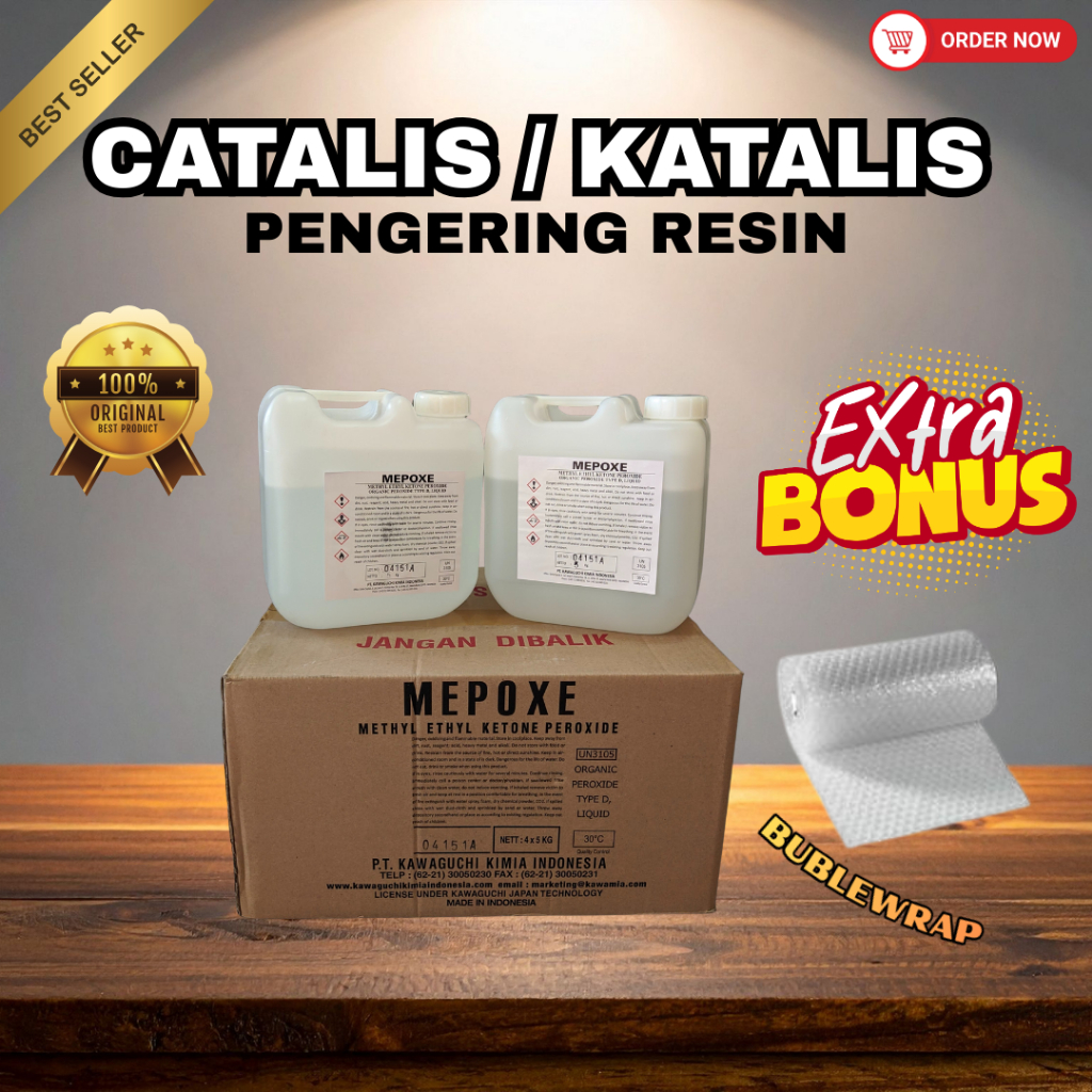 Catalis  Mepoxe A, Hardener Resin, Pengering Resin, Campuran Resin