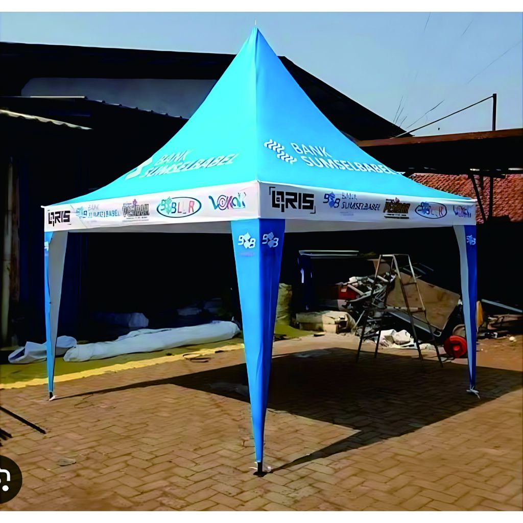 Atap Tenda 33 Kerucut Model Sarnafil Rangka Besi