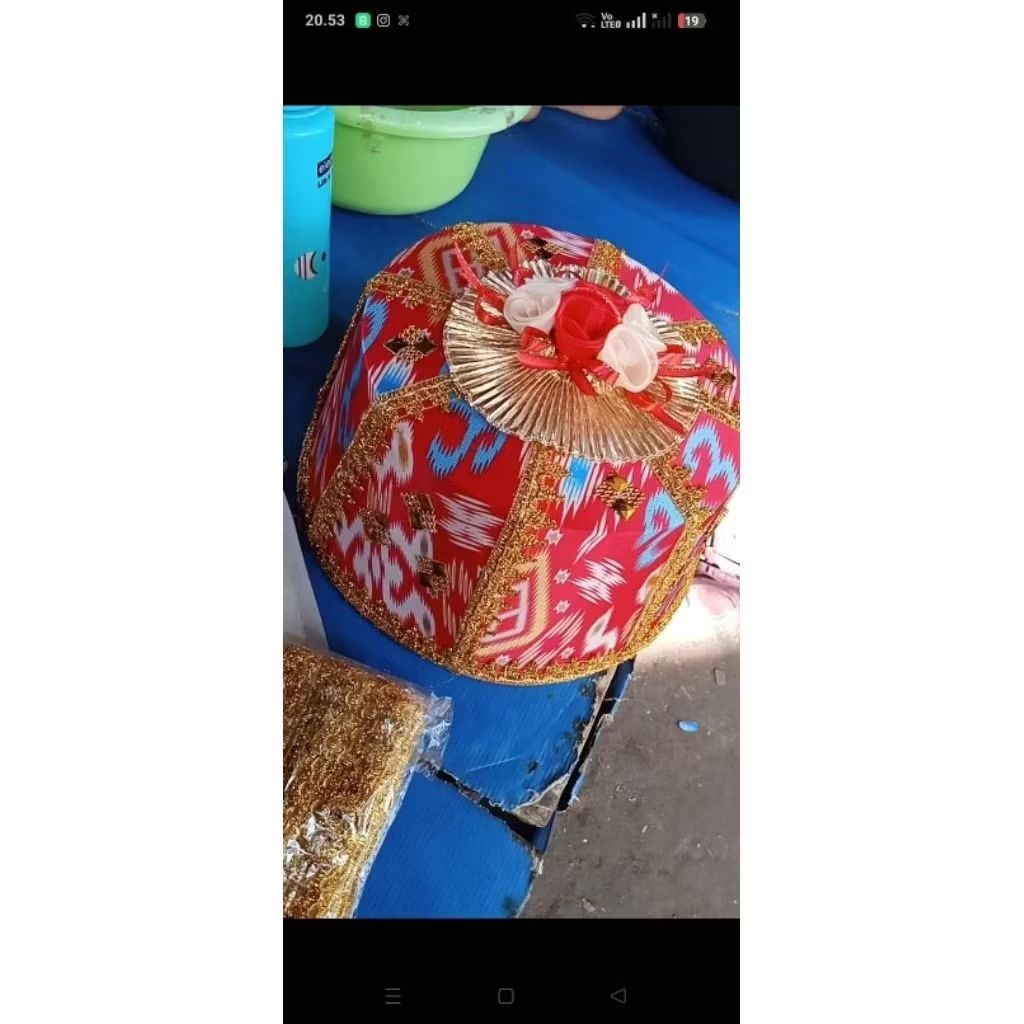 tutup bosara sultan batik silk