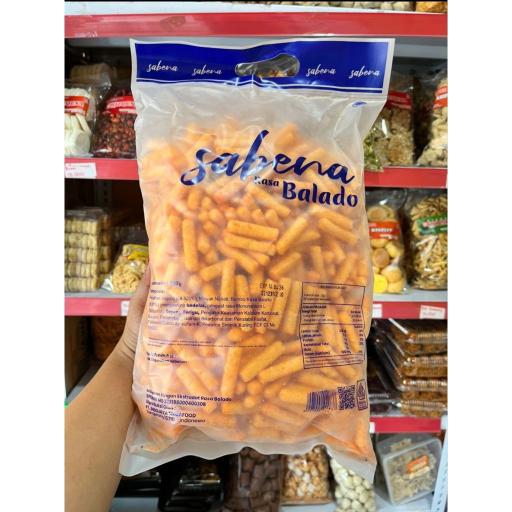sabena stick 340gram||Sabena stick balado cemilan