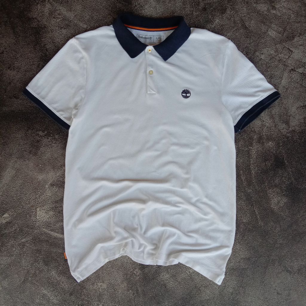 Polo shirt Timberland Classics simple logo, Kaos kerah Timberland full tag Original, Polo shirt Casu