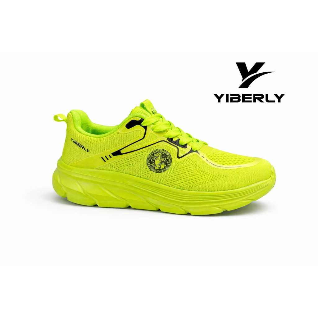 YIBERLY sepatu sport SEPATU RUNNING UNISEX - neon green pylon vsc 10Comfortable and versatile trendy