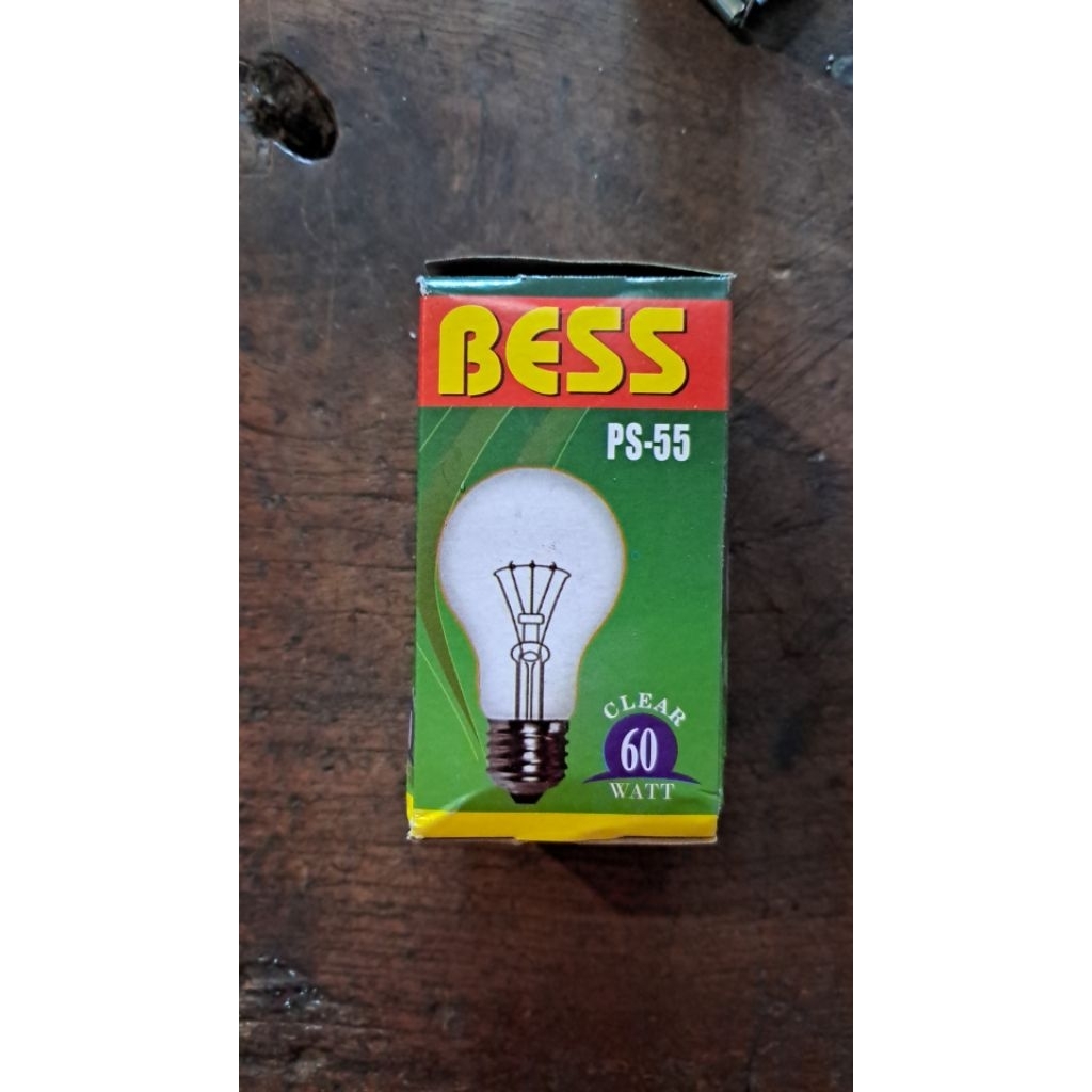 Lampu Pijar 60 w 60w Bess penghangat kuning awet bayi ayam telor hemat