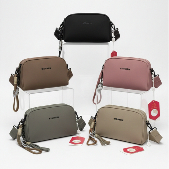 [PIPER] SIGHMON- Tas Selempang Dompet FREE GANTUNGAN Crossbody Bag