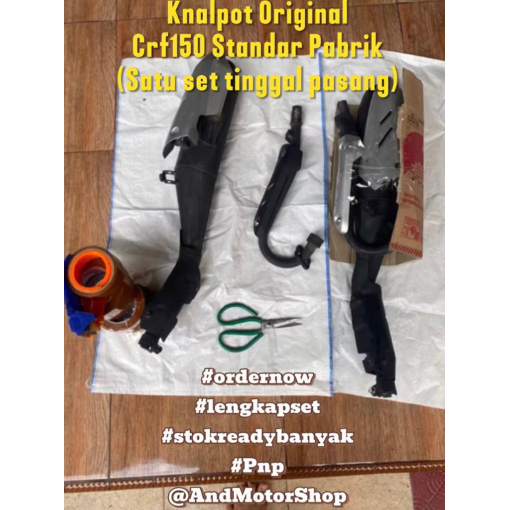 knalpot Ori crf 150