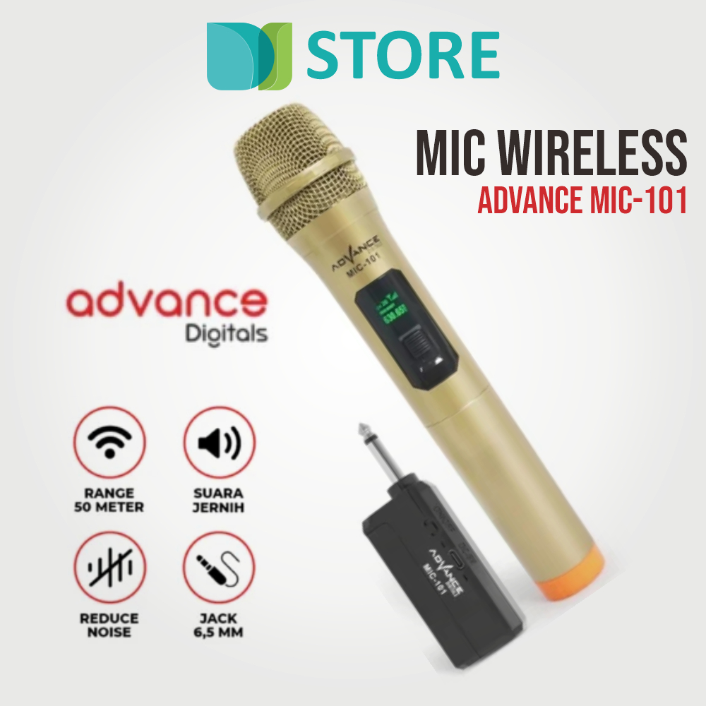 Mic Wireless Advance MIC-101 Pro