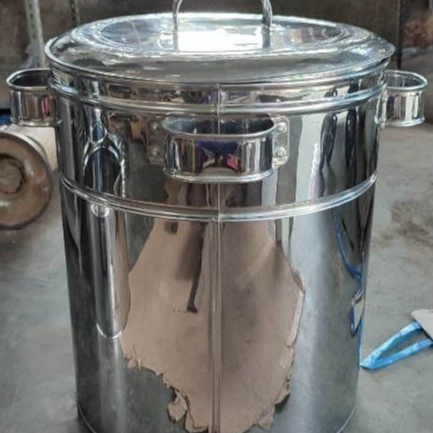 DANDANG BAKSO STAINLESS STEEL PANCI 22 MINI 22 24 26 28 30 32 34 36 CM SARINGAN 4 SEKAT/TANPA SEKAT