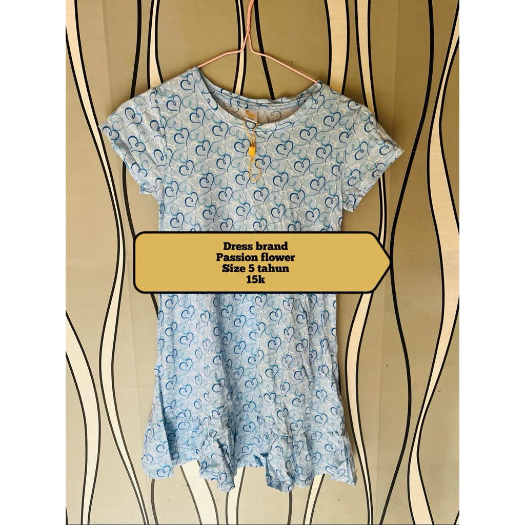 preloved dress passion flower