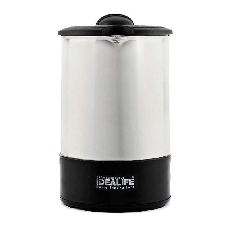 IDEALIFE IL-100 Teko Listrik Mini 0.5L Travel Kettle Stainless Steel Low Watt - Teko Pemanas Air Kec