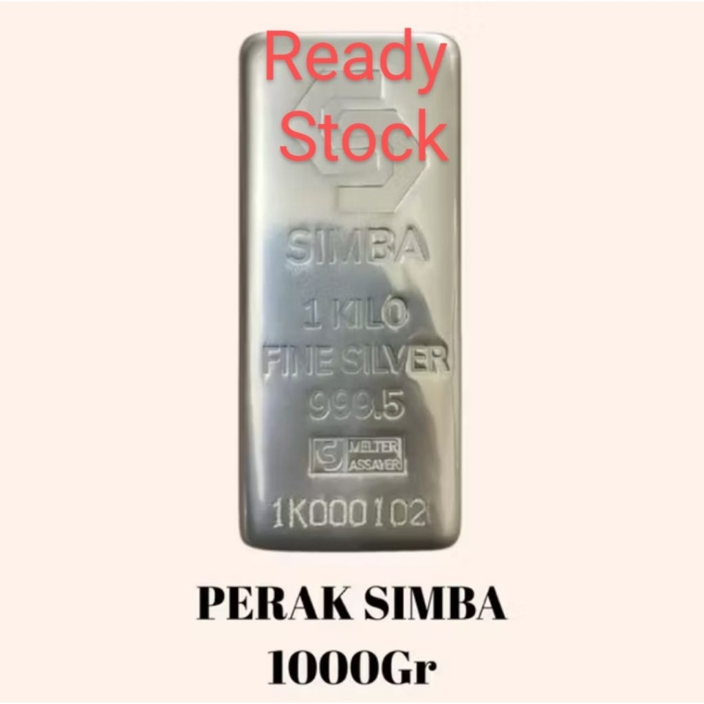 Perak Silver Batangan simba 1Kg Ready Stock, Off harga beda