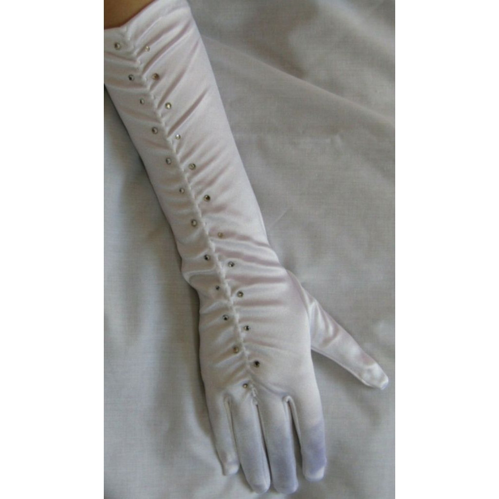 Sarung tangan pesta/pernikahan Sarung Tangan Pengantin Panjang Satin Import/Sarung Tangan Pengantin