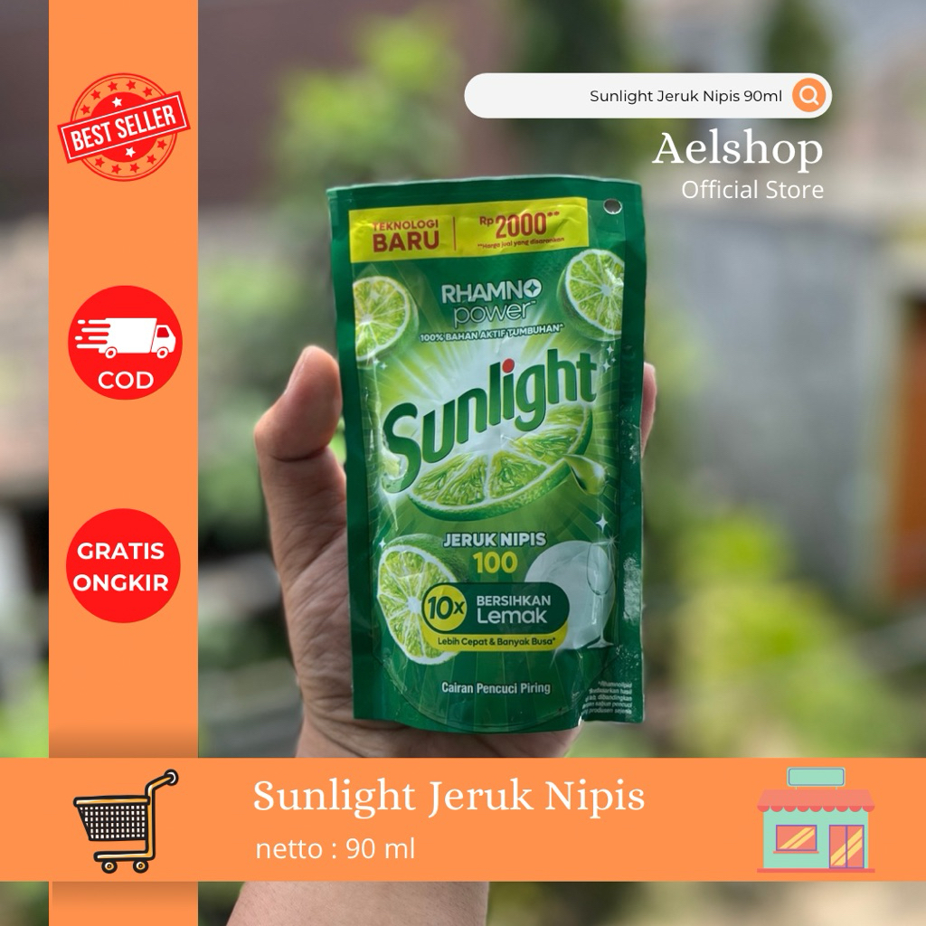Sunlight Jeruk Nipis (90ml)/Sachet