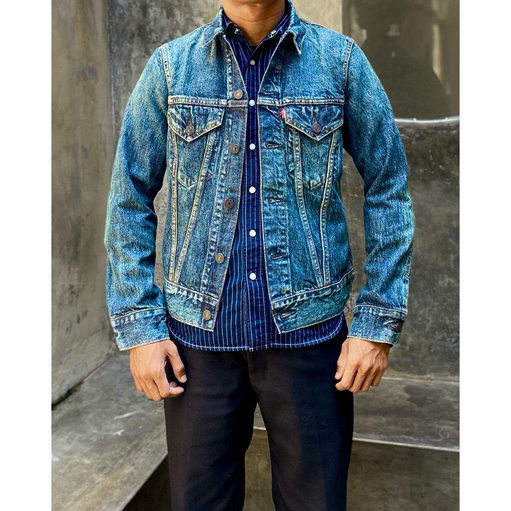 Denimedungare Type III Bluewash Raw Denim