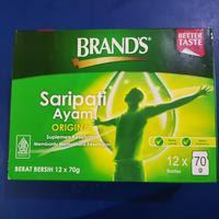 [SDW] pekanbaru/70g x12 Brand's Saripati Ayam Original Minuman Botol - Botol Minum 12 pcs