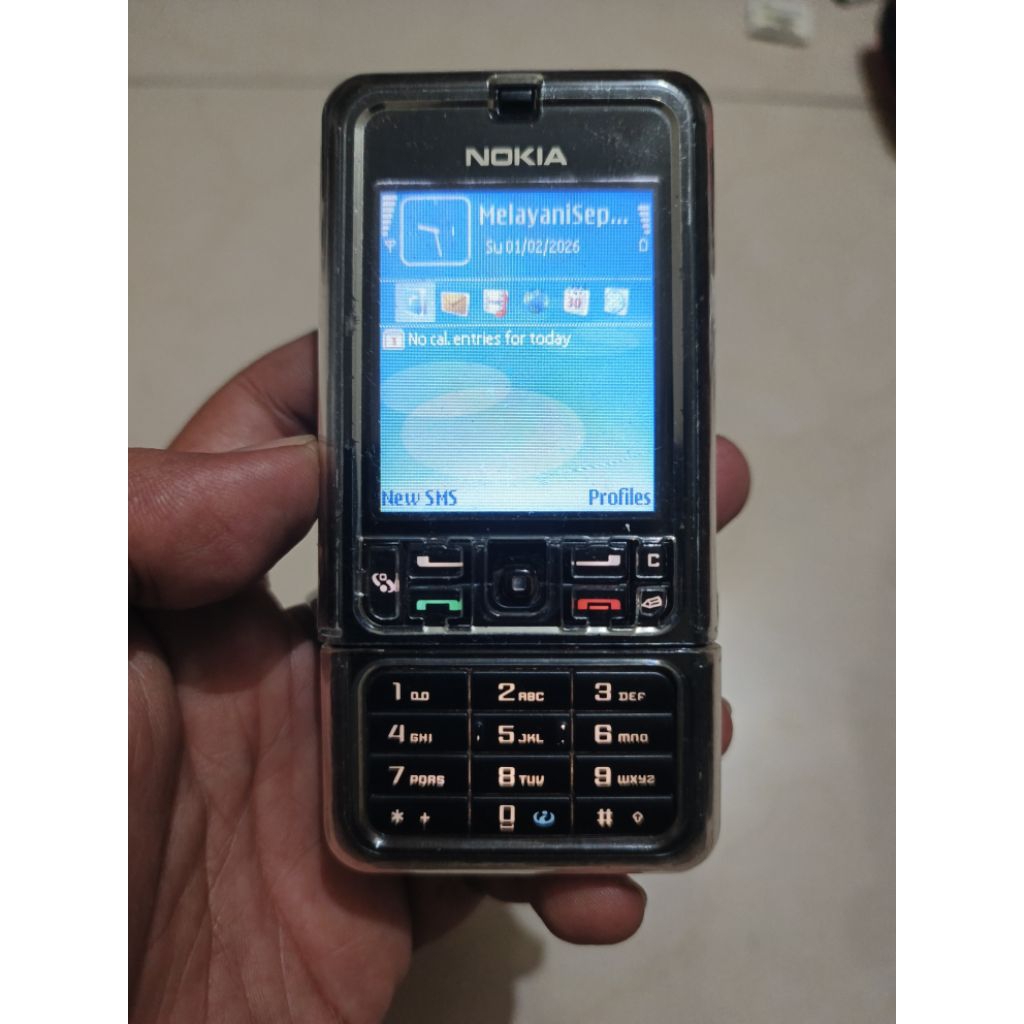 Nokia 3250 Swifle Kamera Putar Batangan Kesing Black Hitam Retro Istimewa Normal Jaya SEGEL Original
