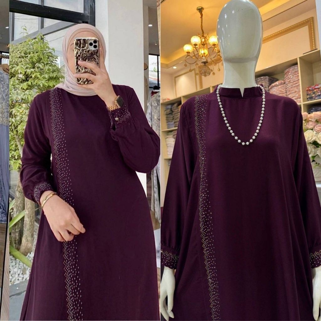 Abaya Khotijah Swarovski