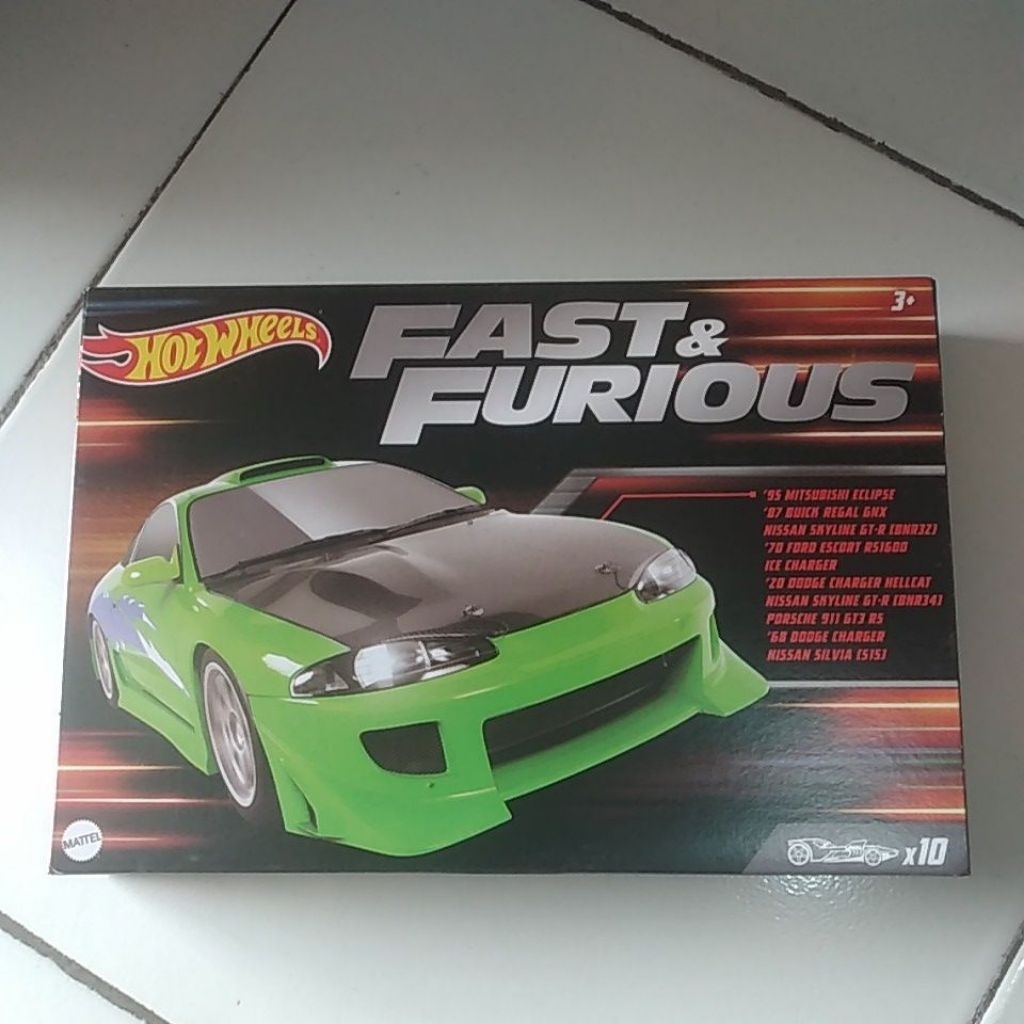 Hotwheels fast & furious 1 pack/dus isi 10