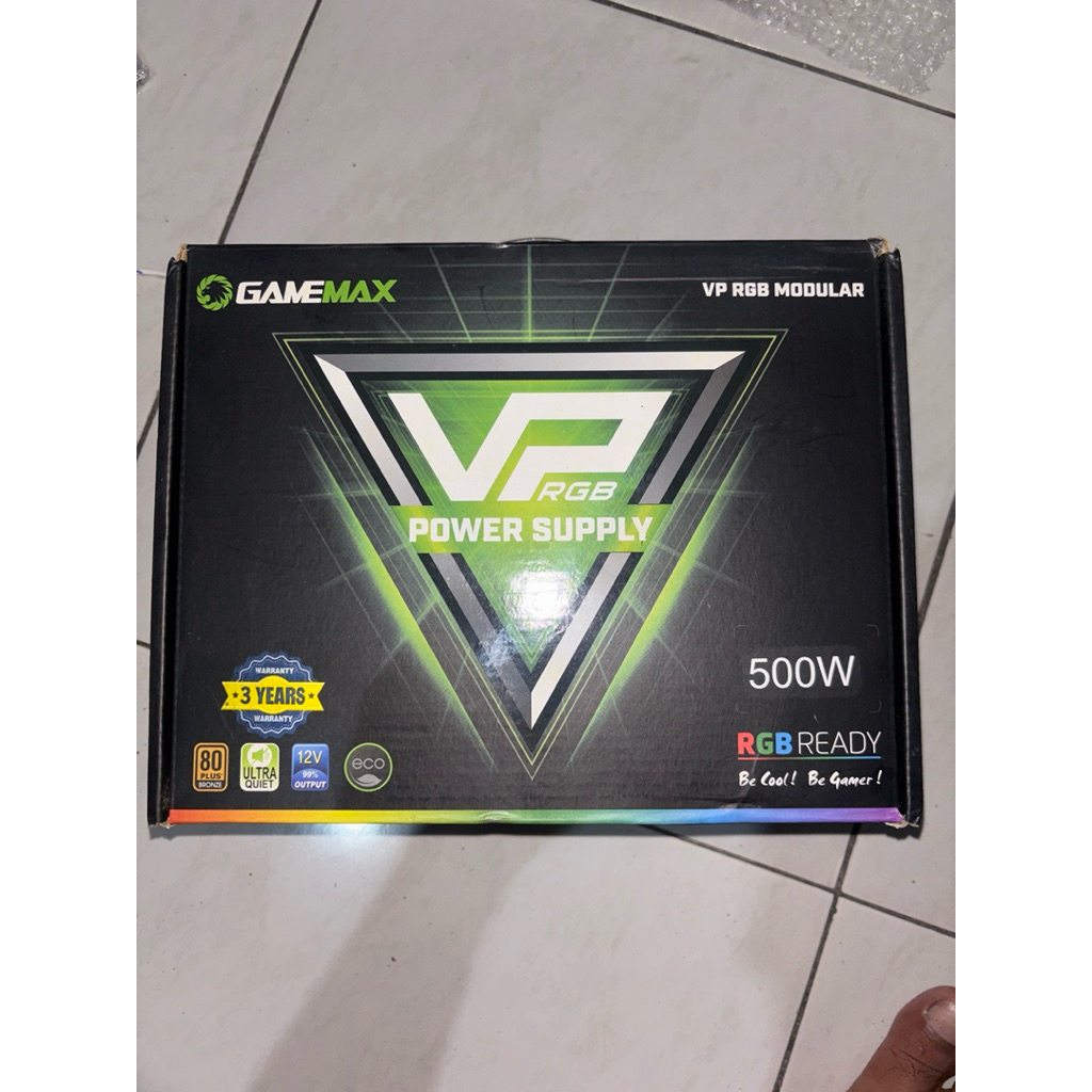 PSU Gamemax VP500 RGB semi modular 80+ Bronze