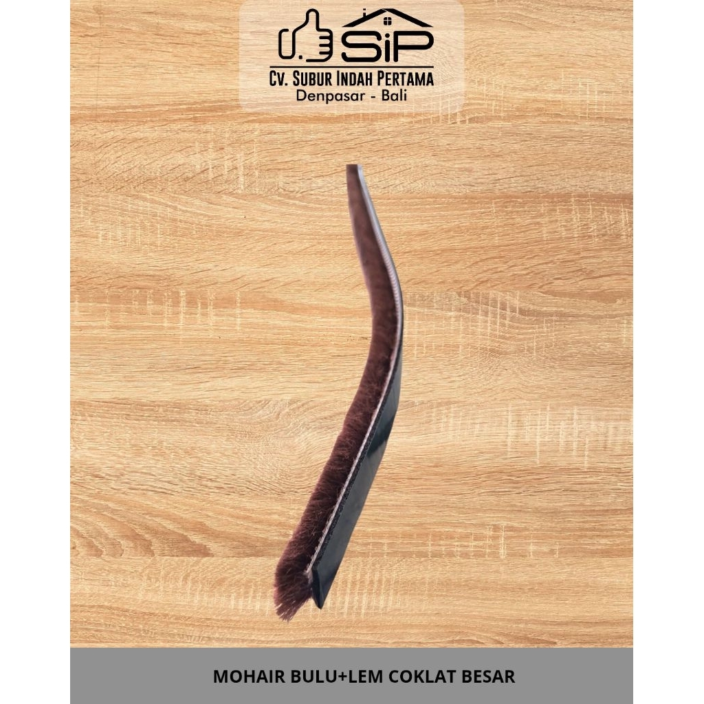 MOHAIR BULU+LEM COKLAT BESAR