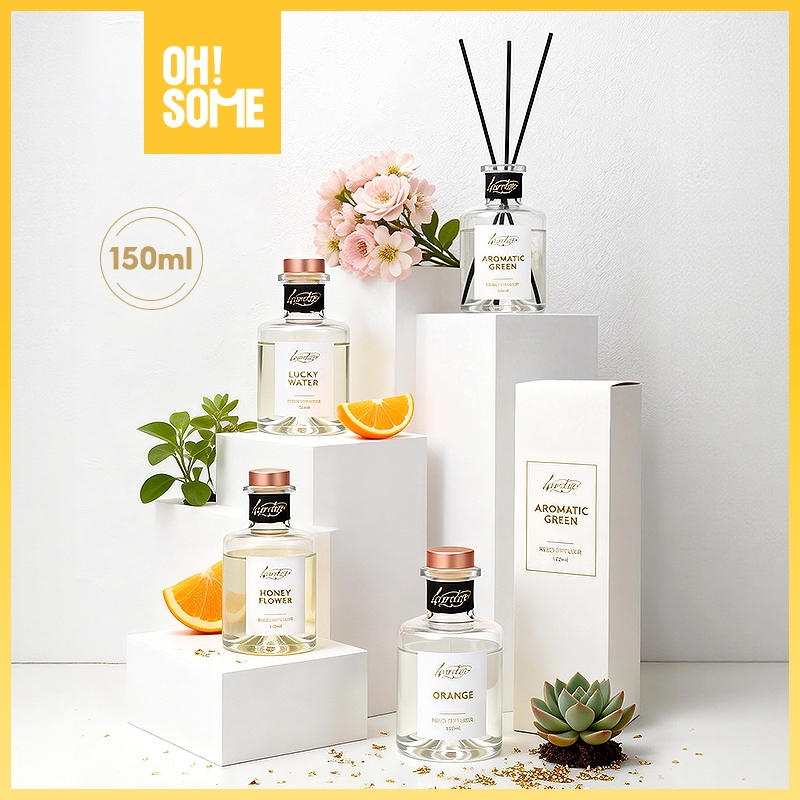 OHSOME Lavendale Reed Diffuser Pengharum Ruangan Aroma Floral Alami Wangi Hotel Mewah 160ml