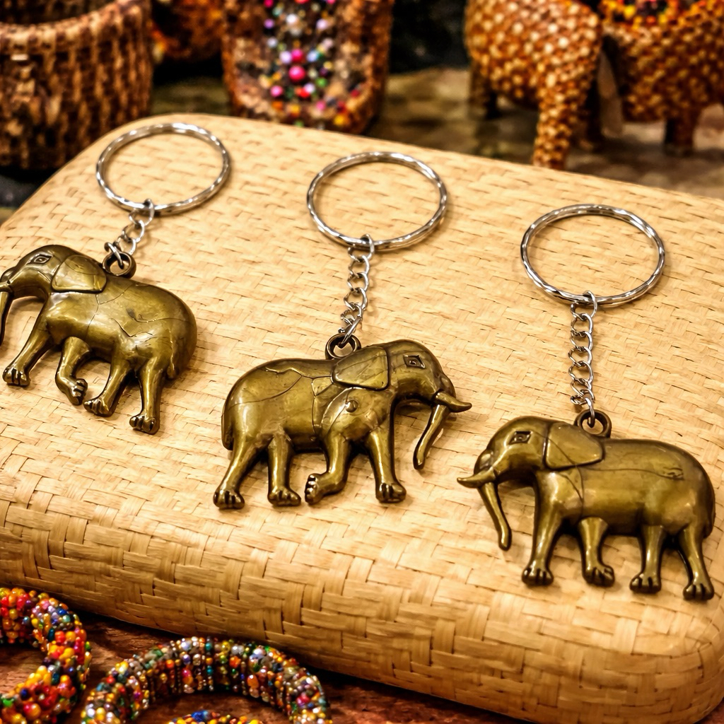 Gantungan Kunci Gajah Way Kambas Lampung – Souvenir Oleh Oleh Khas Lampung Indonesia