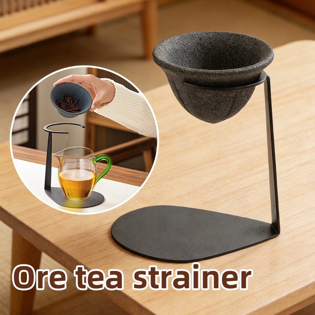 Saringan Teh Anti Bocor, Gelas Teh, Saringan Keramik Terintegrasi, Cangkir Teh-Saringan teh