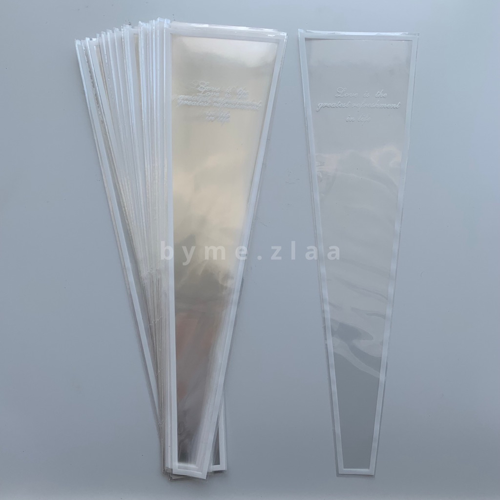 (satuan) Plastik Wrapping Bunga 1 Tangkai - Wrapping Mini buket