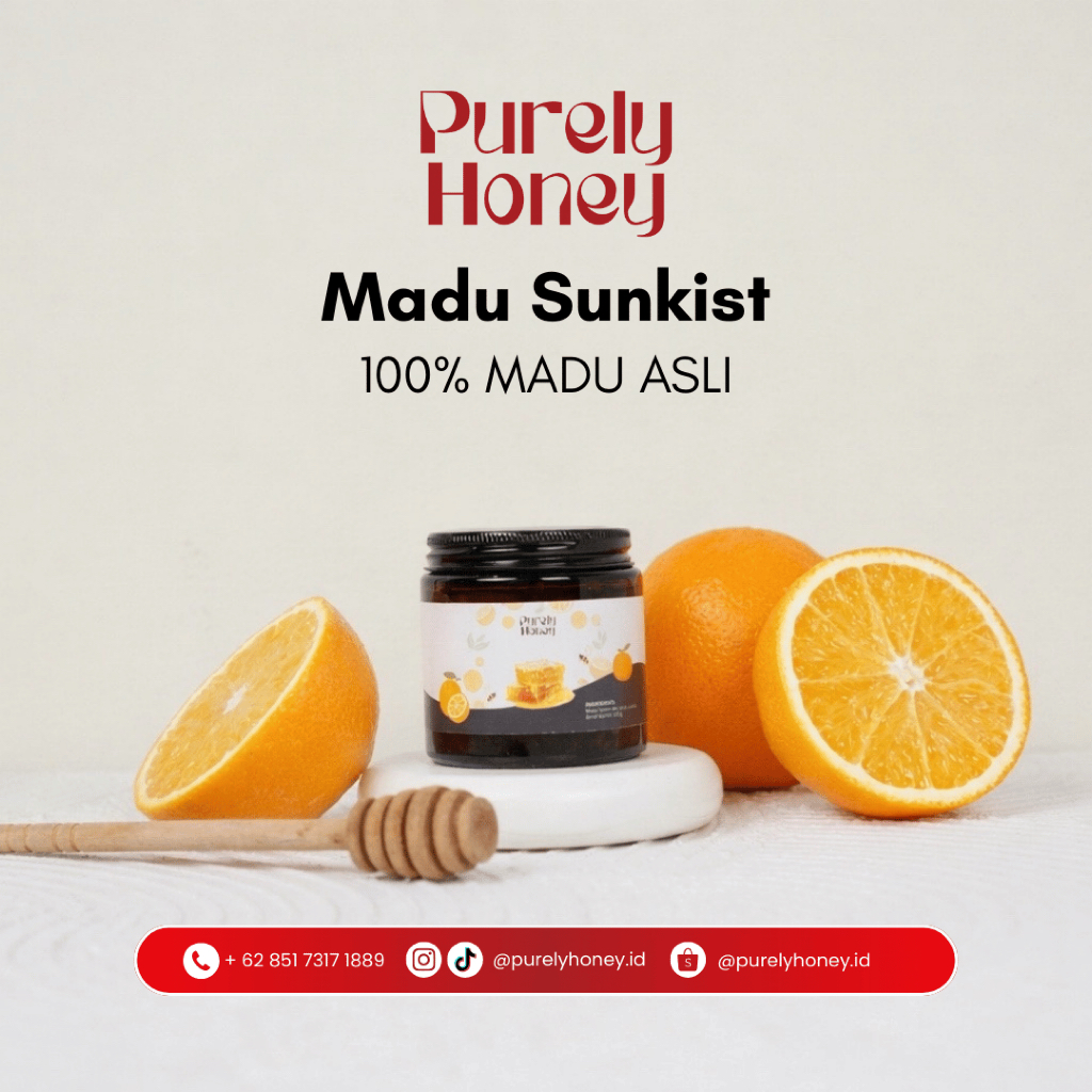 PURELY HONEY Madu Infuse Jeruk Sunkist