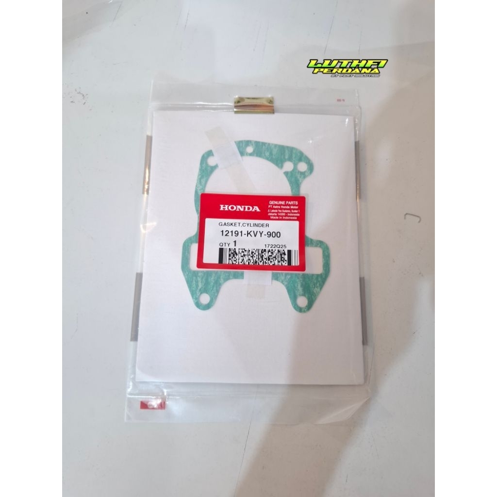 PERPAK PAKING BLOK SEHER BEAT SCOOPY SPACY TIPE KARBU ORIGINAL HONDA