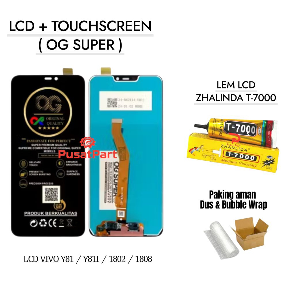 LCD VIVO Y81 / Y81i / 1802 / 1808 ( OG SUPER )