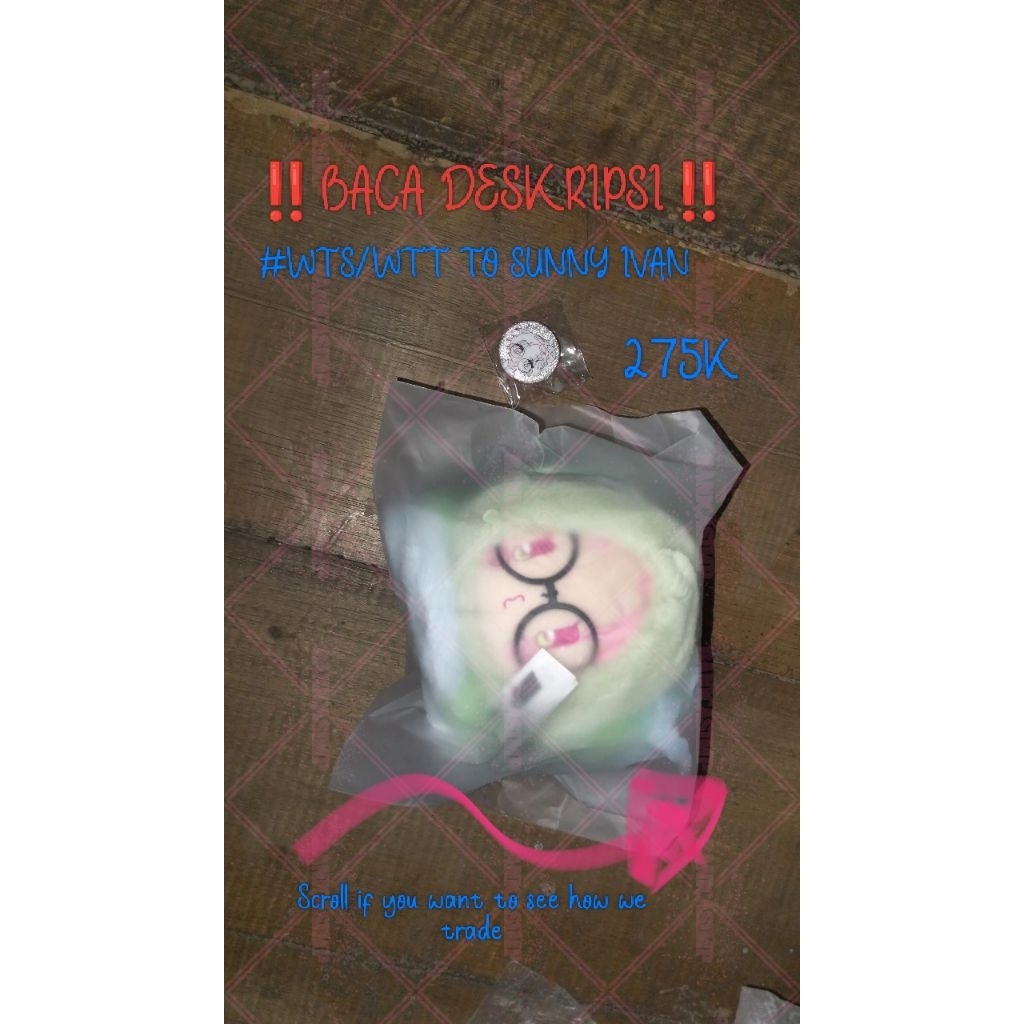 Mizi ALIEN STAGE [OFFICIAL] Sunny Day Series Plush Keychain