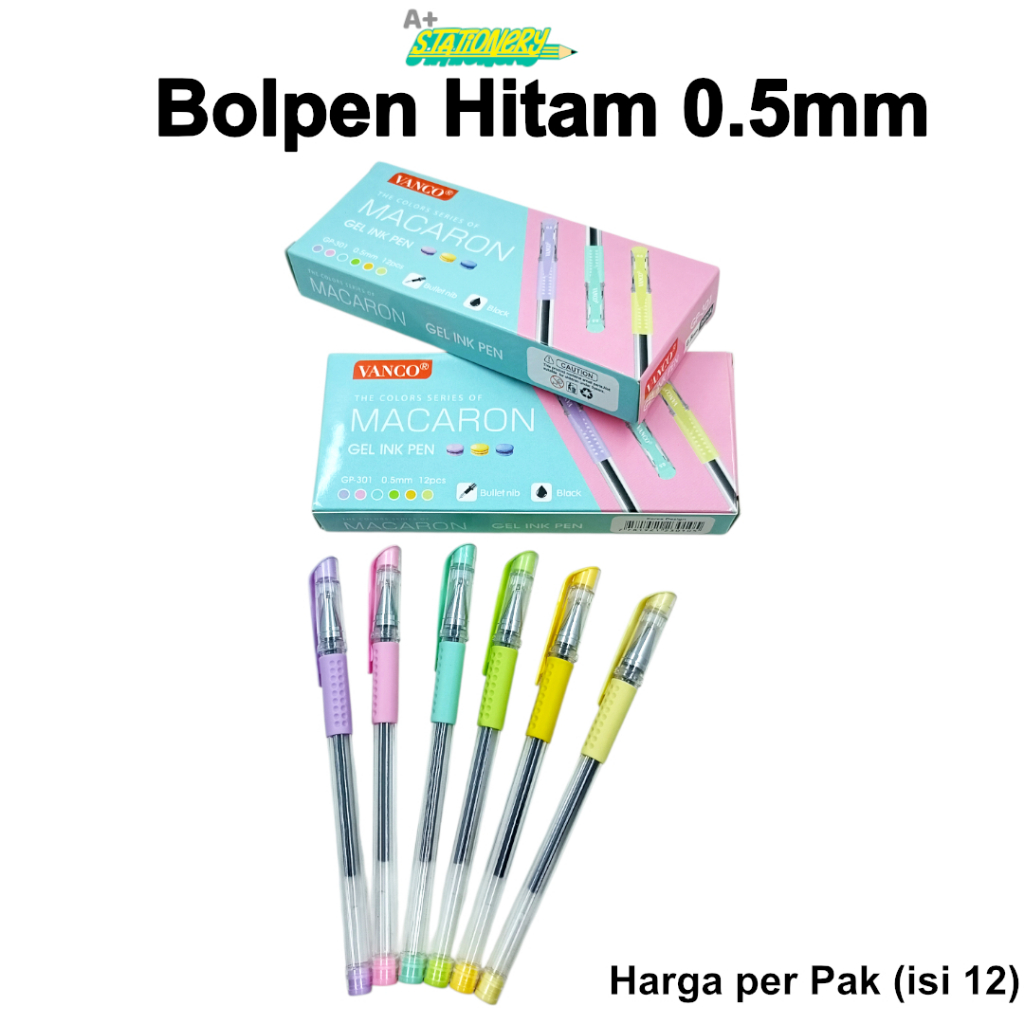 [A+] 1Pack isi 12 BOLPEN GEL VANCO VC-8114 / Pulpen Bolpoin Gel Vanco VC-8114 Cute Animal