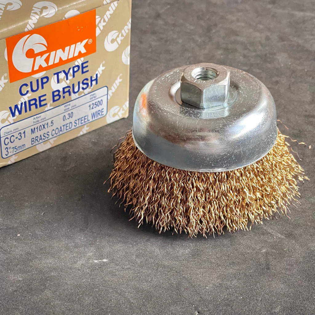KINIK sikat kawat mangkok / Wire Brush Cup Kinik 3" / Cup Wire Brush Kinik 3" / cup brush