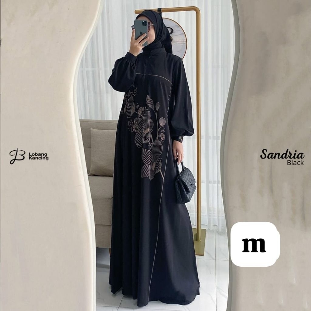 READY SANDRIA DRESS BY LOBANG KANCING