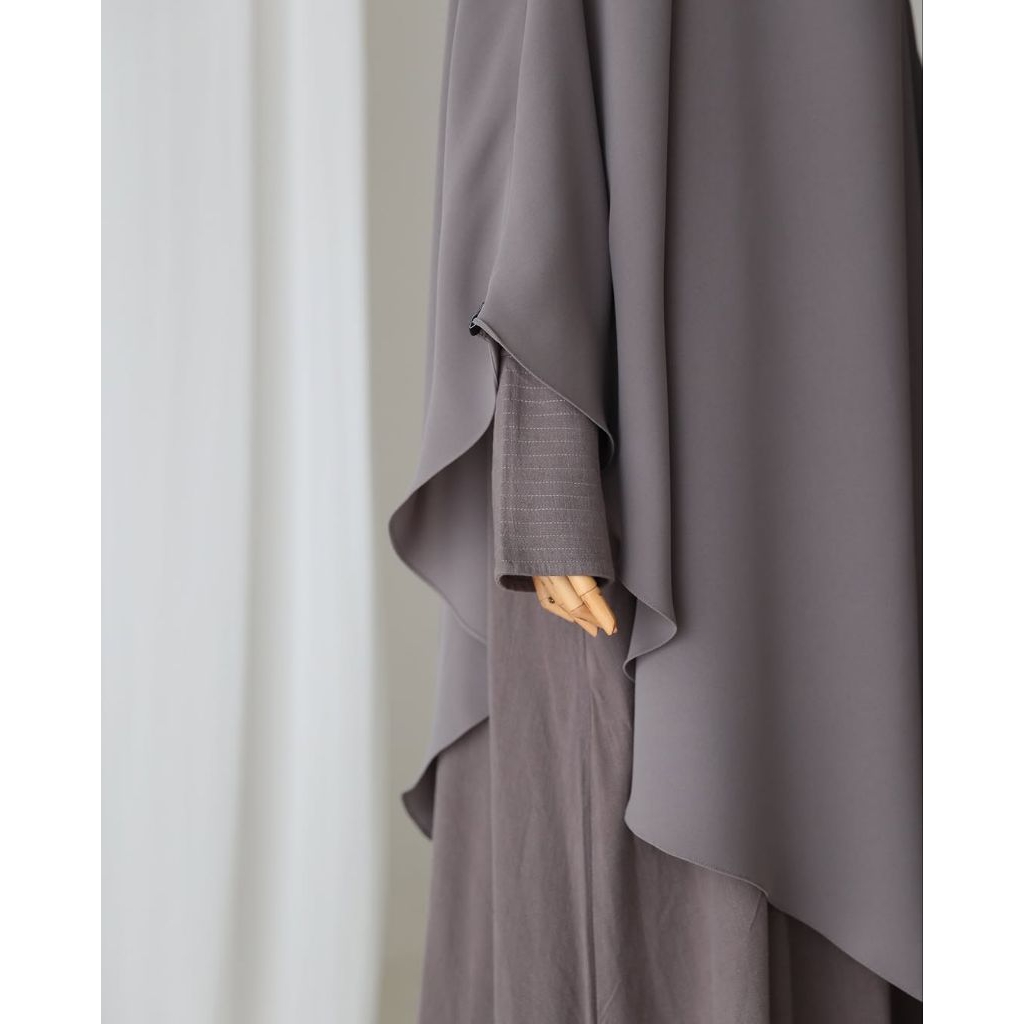 PRE ORDER MARYAM SET | MARYAM ABAYA | Linen Viscose by Zaysaku