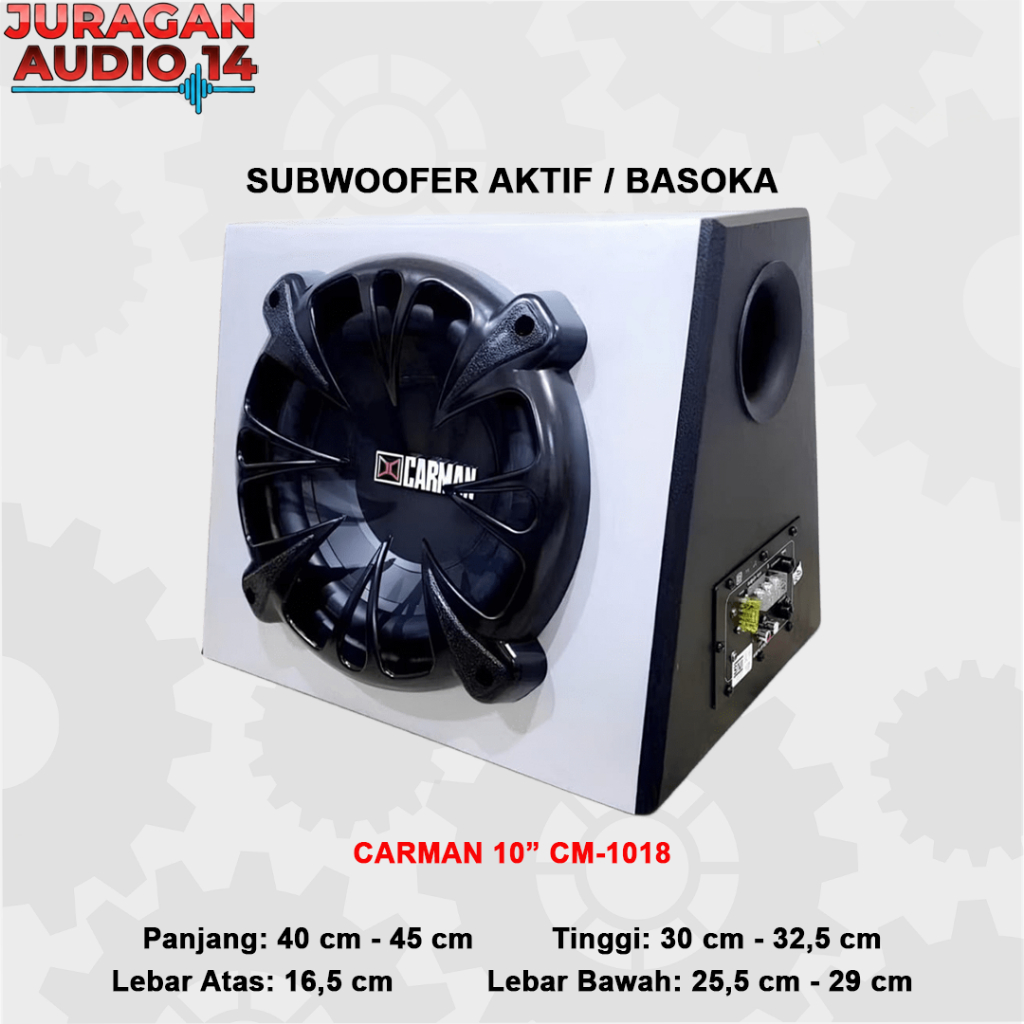 SUBWOOFER AKTIF/BASOKA CARMAN 10" (CM-1018)