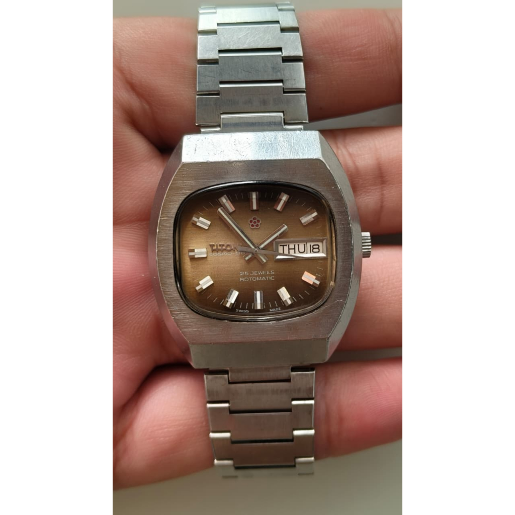 Jam Titoni Cosmo 89 TV Shape Original Murah