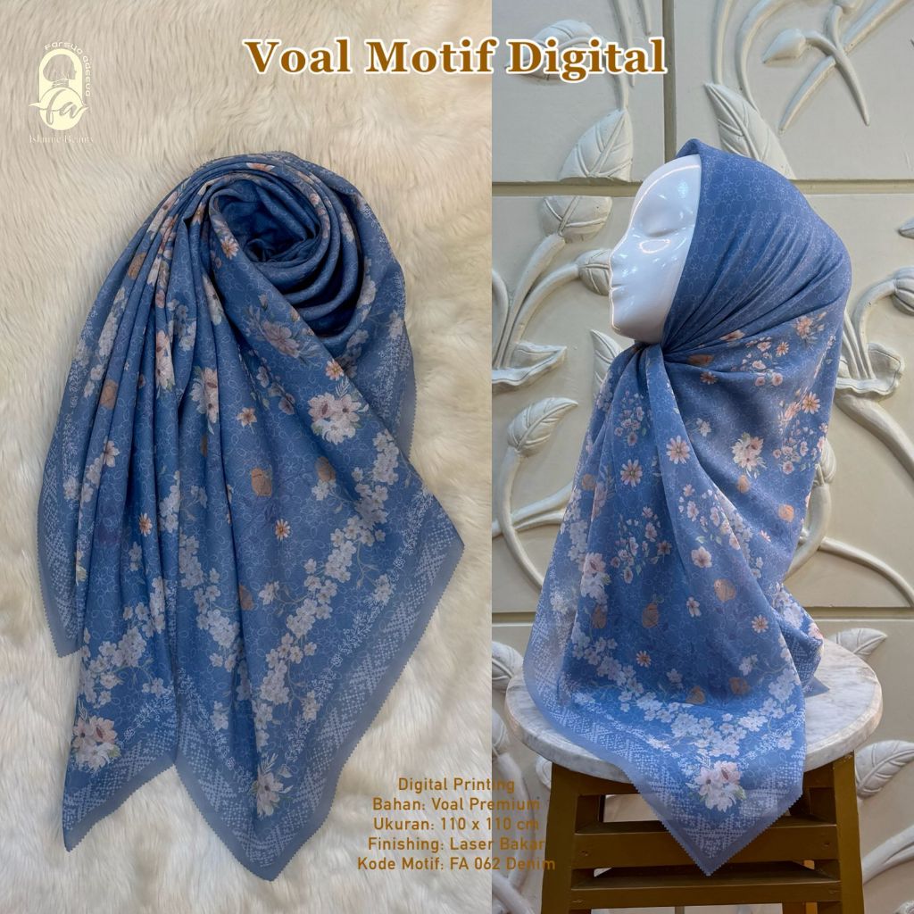 Farsya Adeeva - Voal Motif Digital LC FA 062