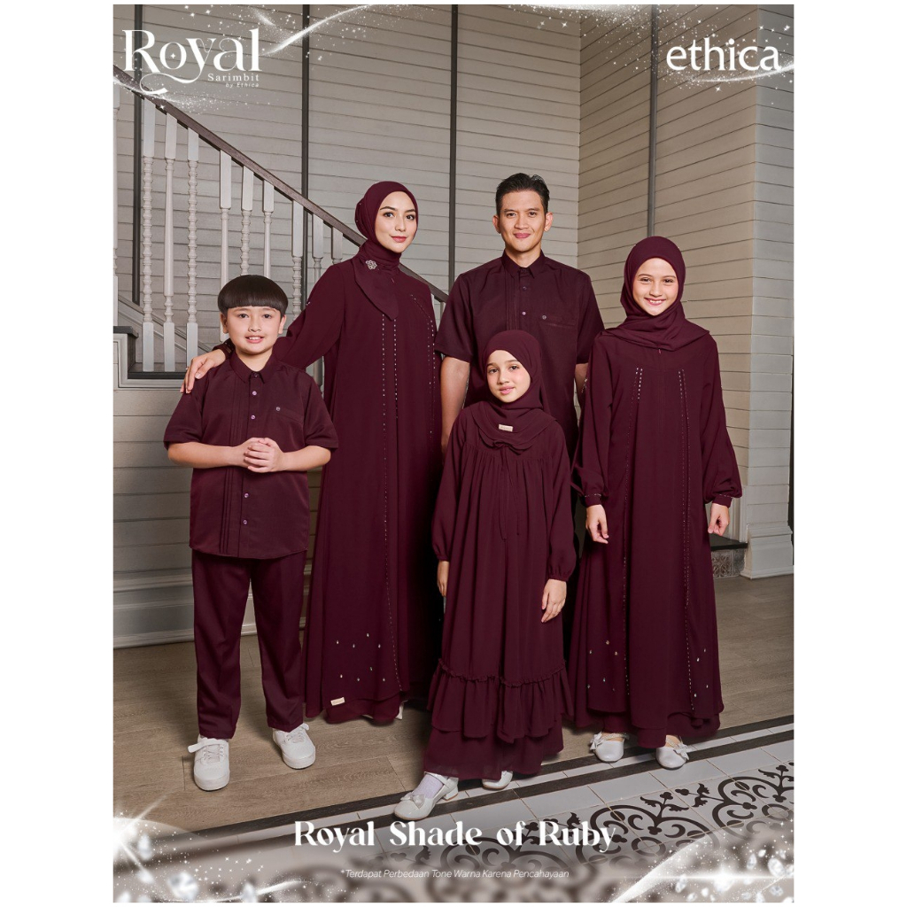 [ETHICA] ROYAL SHADE OF RUBY SARIMBIT LEBARAN KELUARGA TERBARU FAMILY SET 2026