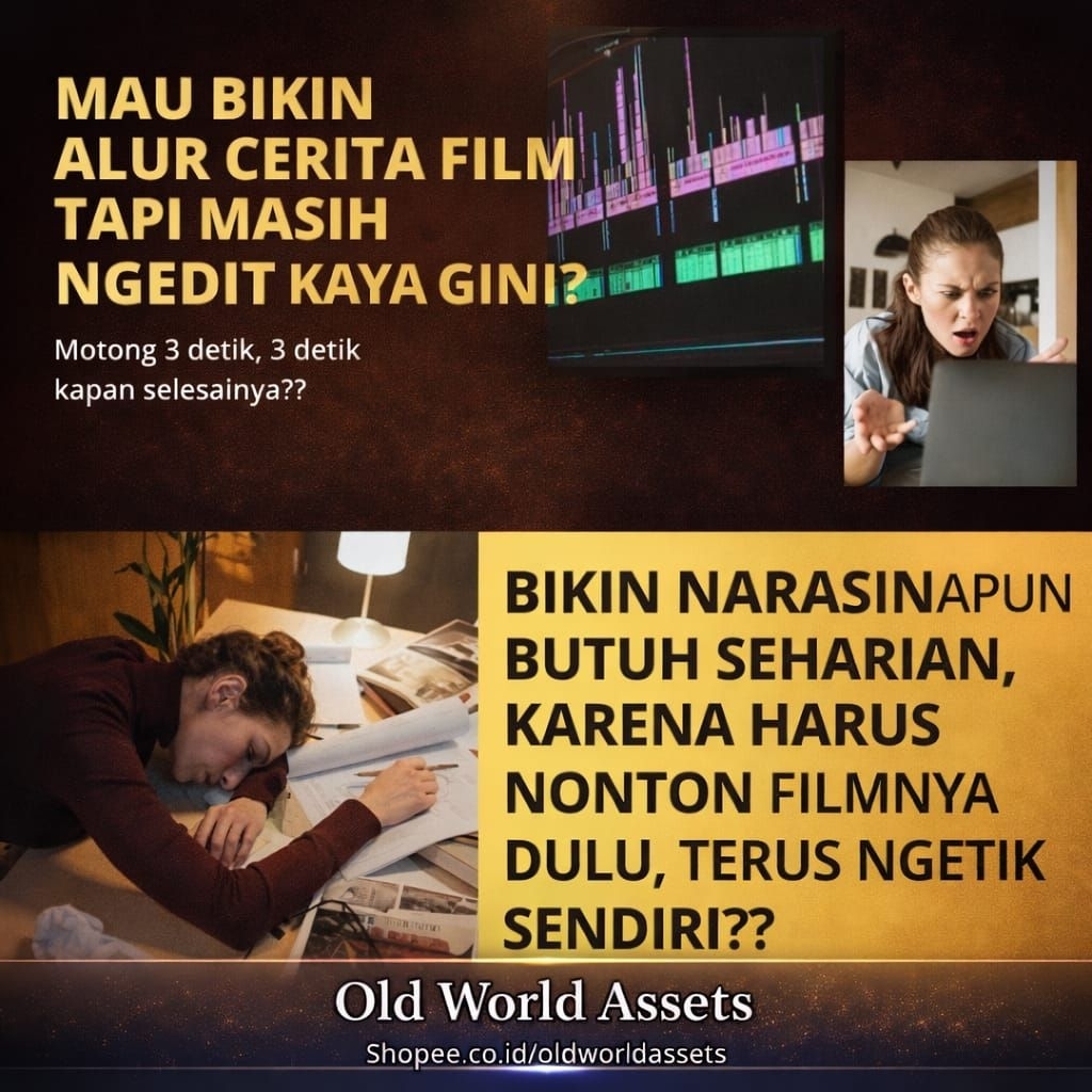 Ecourse Youtube Alur Cerita Film - Editing Mudah, Tanpa Nonton dan Buat Narasi- (bahasa Indonesia)