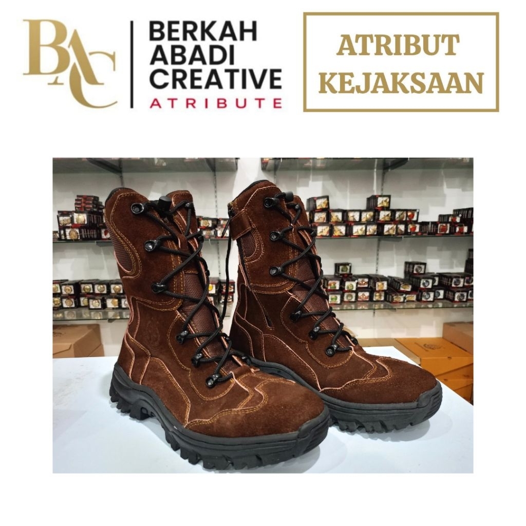 BAC ATRIBUT KEJAKSAAN - SEPATU PDL KEJAKSAAN TALI PUTAR TALI BIASA
