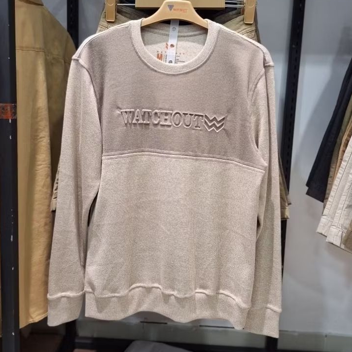 WATCHOUT CASUAL kaos pria lengan panjang premium WK200350004 KHAKI