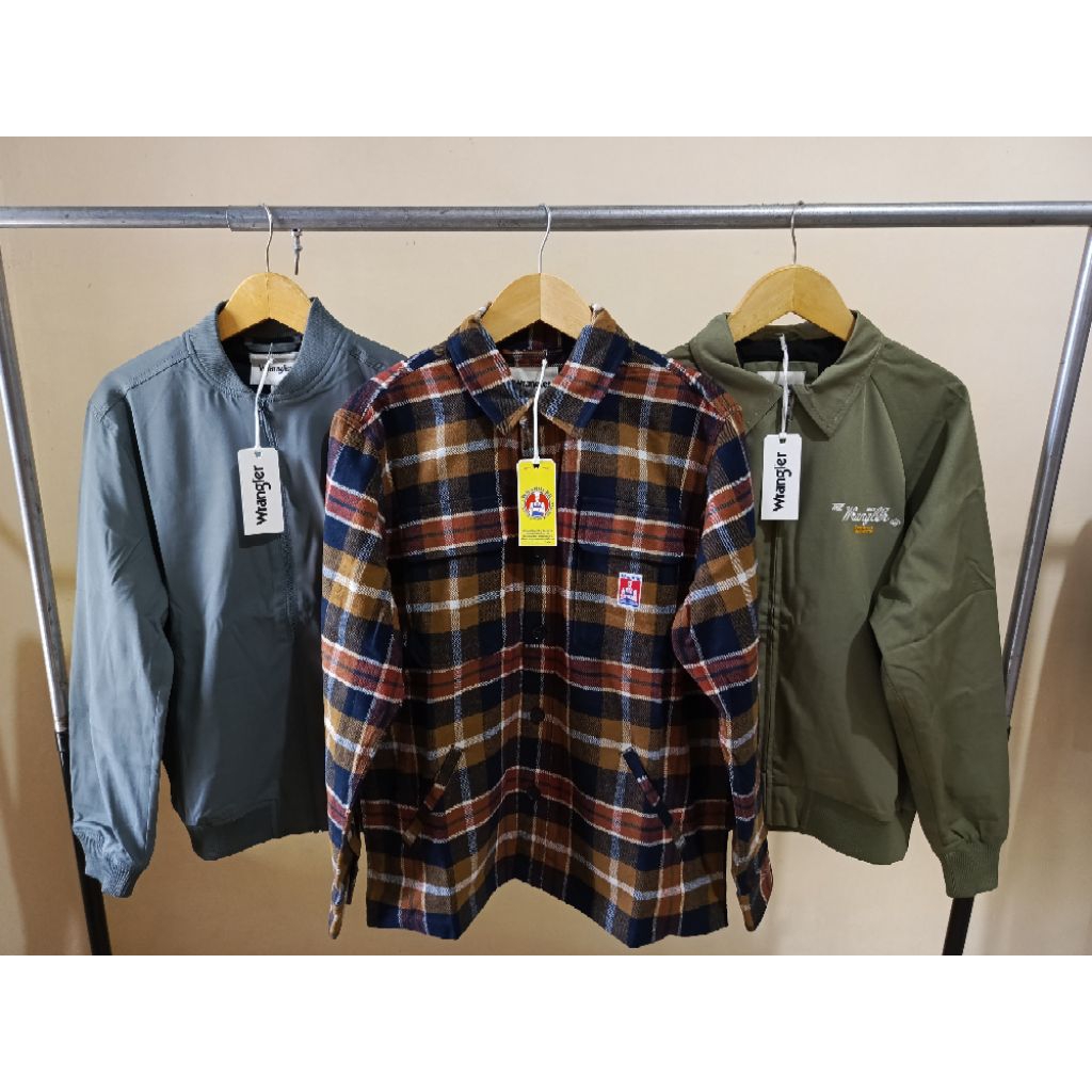 WRANGLER JACKET PRIA LENGAN PANJANG ORIGINAL