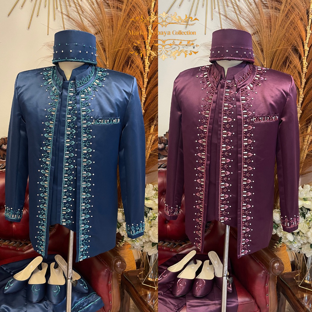 Basofi pengantin | Beskap pria pengantin modern | Beskap pengantin pria premium